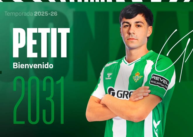 Gonzalo Petit al Real Betis: la joven promesa que apuesta por Europa