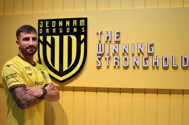 José Alberti a la K League 2, firmó por el Jeonnam Dragons