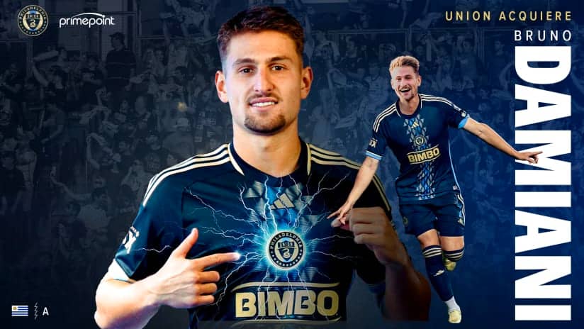 Bruno Damiani: De Nacional a Philadelphia Union